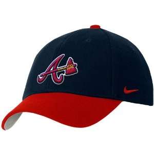 Nike Atlanta Braves Navy Wool Classic III Hat  Sports 