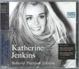 KATHERINE JENKINS, BELIEVE PLATINUM EDITION. FACTORY SEALED DVD. In 