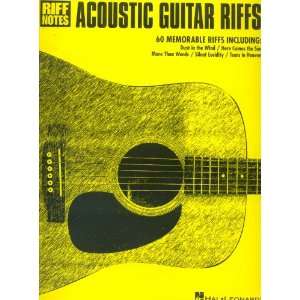  Hal Leonard Acoustic Guitar Riffs Tab Songbook Hal 