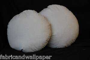 16 Inch Round Goose Feather Pillow Form Insert *NEW*  