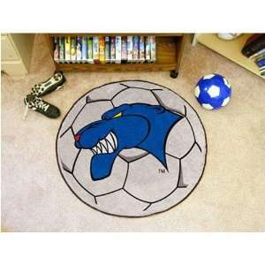   State Panthers NCAA Soccer Ball Round Floor Mat (29) Sports