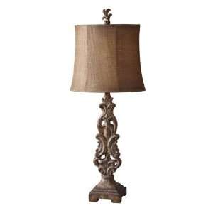  Uttermost Gia Buffet Lamp   32.5 in. Brown