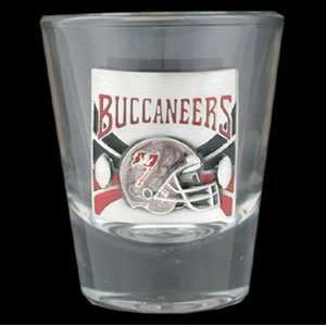  Tampa Bay Buccaneers Round Shot Glass   NFL Football Fan 