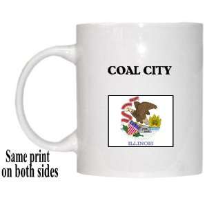    US State Flag   COAL CITY, Illinois (IL) Mug 