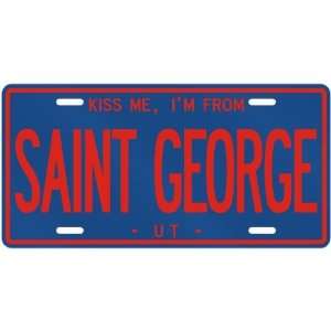  NEW  KISS ME , I AM FROM SAINT GEORGE  UTAHLICENSE PLATE 