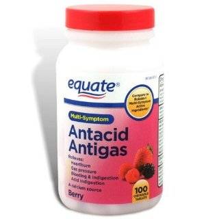 Equate Antacid Antigas Multi Symptom Berry Flavor, Compare to Rolaids 