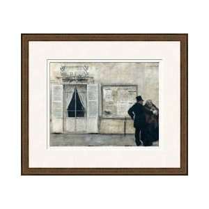  Guests Waiting For The Wedding Ceremony Framed Giclee 