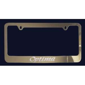  Kia Optima License Plate Frame (Zinc Metal) Everything 