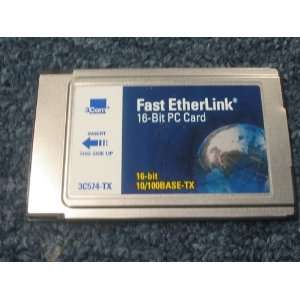   REF // 3COM 3C574 TX Fast Etherlink 16 Bit 10/100 Base T Electronics