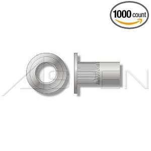   Blind Threaded Inserts Aluminum Large Flange Ribbed Ships FREE in USA