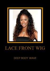 NEW LACE FRONT WIG BRAZILIAN DEEP WAVE LACE FRONT WIG + FREE EARRINGS 