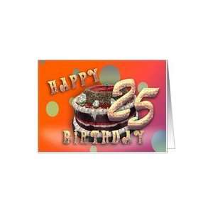  Happy Birthday 25th German Cake chocolate care birthday 