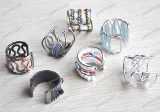 Wholesale lots 100 scarf buckle Adjustable Cuff Rings  