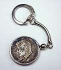 VINTAGE 1964 Kennedy Half Dollar Coin SILVER Keychain 1