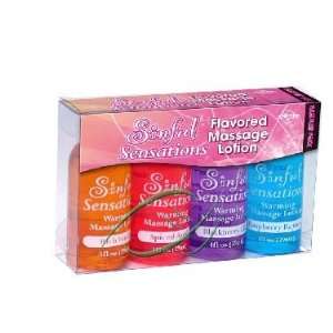  Sinful Sensations Sampler 4/pack, From PipeDream Health 