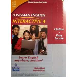  Longman English Interactive 4, Online Version (Student 
