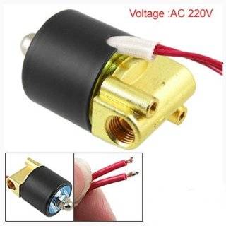 Ac 220v 2 Way 1/4 Gas Water Pneumatic Electric Solenoid Valve