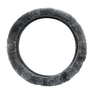    Pilot SW 245G Gray Sheep Skin Steering Wheel Cover Automotive