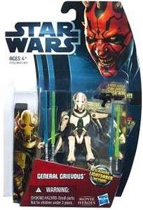 Star Wars Movie Heroes General Grievous MH07 Action Figure Unpunched 
