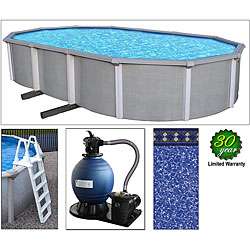   18x33 foot Oval 54 inch Above ground Pool and Kit  