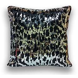 Sequin Cheetah 16x16 Decorative Pillow  