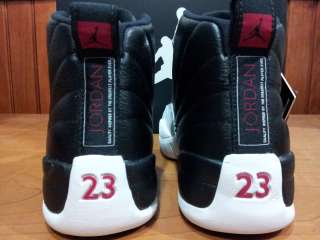 130690 001] Mens Air Jordan 12 Retro Playoff Black Varsity Red White 
