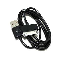 Black USB Docking Data Sync Cable for iPhone/ iPod  