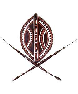 Masai Shield and Spear Set (Kenya)  