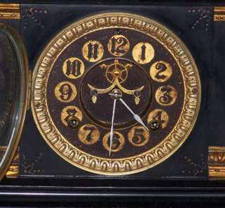 Antique Ansonia Mantel Clock Lion Face & Claws  