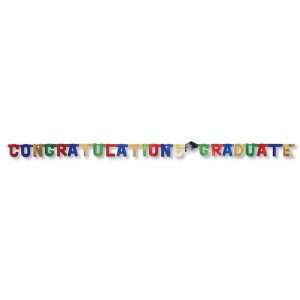  Graduation Jointed Banners   Multicolored Small Health 