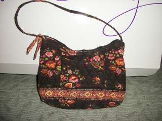 Vera Bradley MOLLY Bag in CHOCOLAT Great Pre Owned Condition  