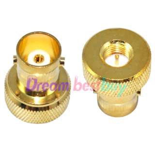 SMA male to BNC female Coax Straight Connector Adapter  