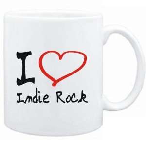  Mug White  I LOVE Indie Rock  Music