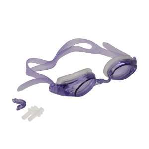  Box Packaging Anti UV Purple Silicone Swimming Goggles 
