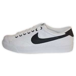 NIKE MENS ALL COURT LOW LEATHER BASKETBALL SHOES/SNEAKERS 102 NEW $75 