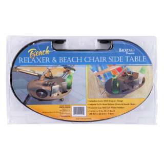 Mr. BBQ Deluxe Relaxer and Beach Chair Side Table  