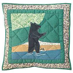 Wilderness Bear 16 inch Throw Pillows (Set of 2)  