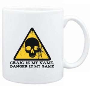  Mug White  Craig is my name, danger is my game  Male 