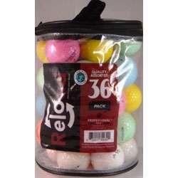   Assorted Color Recycled Golf Balls (Pack of 72)  