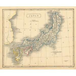  Arrowsmith 1836 Antique Map of Japan