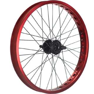 Bmx Bike Wheels/wheelset (Wide Rim) Red  