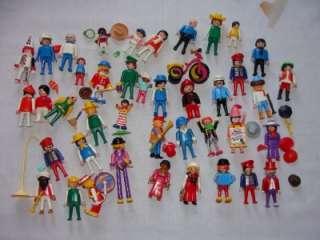 HUGE 450+ Pc 1974 PLAYMOBIL CIRCUS & ZOO Sets Animals People Fencing 