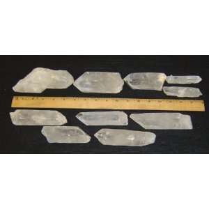 Large Brazilian Quartz Crystal Points Actual Points You Will Receive 5 