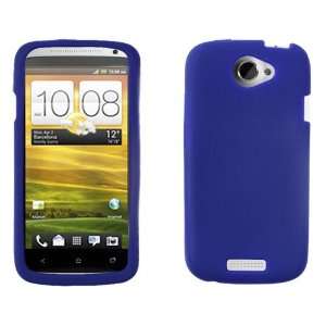  iFase Brand HTC One S Cell Phone Solid Dark Blue Silicon 