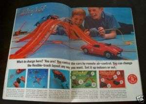 VINTAGE Mattel Switch N Go   Toy Car Playset Ad  