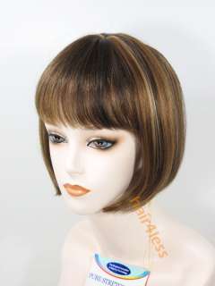 100% Human Hair Bob St. Full Wig Beverly Johnson H 280  