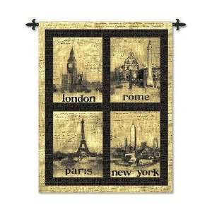 Pure Country Weavers 1308 WH International Cities Tapestry  
