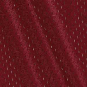 62 Wide Slam Dunk Nylon Athletic Mesh Burgundy Fabric By 