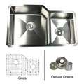 Highpoint Collection Stainless Steel Double Bowl Kitchen Sink 