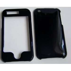  New Solid Black Apple Iphone 3g 3gs Cell Phone Case Electronics